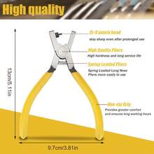 黄色人造革打孔器，圆形打孔钳，通用型 2.0mm 耐用打孔工具，适用于表带、皮带、鞋子、布艺狗项圈、DIY 家居或手工项目 - 手持打孔器 - 查看 9