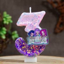 1pc Creative Birthday Candle Cake Cartoon Number Candle - Multicolor - View 9