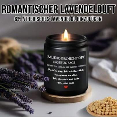 1pc Valentine's Day/Anniversary Gift, Birthday Gift For Him, Girlfriend/Friend Scented Candle Love Gift, Birthday/Christmas Gift For Her/Him/Wife/Husband. Candles, Candles For Gifts, Decorative Candles, Soy Candles, Best Friend Gifts, Gifts For Women, Candles For Home Decoration