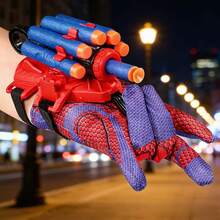 30/20/10 Pcs Suction Cup Soft Dart Blaster Set, Multiple Glove Options, Spider Suction Cup Launcher, Launcher Wrist Accessories, Super Hero Dart Blaster, Teens Toys, Teens Gifts, Creative Gifts, Easter Outdoor/Party Supplies Gift Set - Multicolor - View 6