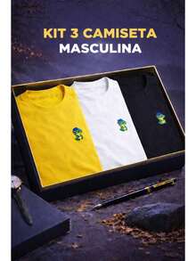 Set Of 3 Men's Crew Neck T-Shirts, 100% Cotton, Casual, Lightweight And Soft - BỘ 3 ÁO THUN CƠ BẢN - Xem 2