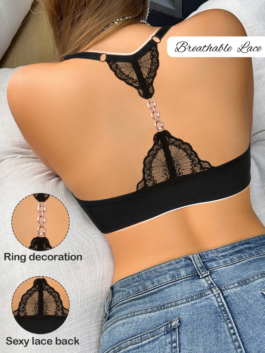 Women's Front Closure Enhancing Bra With Mesh Back - Smooth Back Curve, Shaping & Lifting, Sexy & Comfortable For Daily And Special Occasions