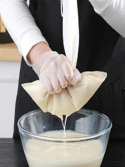 Bolsas de filtro de malla para la cocina, bolsas de filtro de malla multifuncionales modernas de color blanco, bolsas de filtro de malla de nailon reutilizables, adecuadas para elaborar cerveza, hacer leche de frutos secos, té, café, hierbas y alimentos, etc. Utensilios de cocina, filtrado fácil, bolsas de filtro para zumos y lechugas, bolsas de filtro de malla de nailon reutilizables, adecuadas para elaborar cerveza, hacer leche de frutos secos, etc.