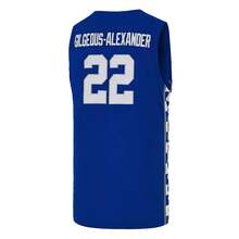 ST John's Shamrocks Men's SEC #22 Gilgian-Alexander Blue Basketball Jersey , High-End Embroidered Letter Basketball Shirt, Suitable For Games And Training - Blue - View 4