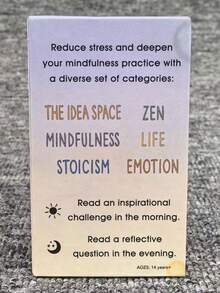 100 tarjetas de consejos de autocuidado consciente, juego de alivio del estrés para una noche relajante, gran regalo - A - Ver 2