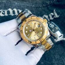 Foreign Trade Watches,  Watches, Yacht-Style Automatic Mechanical Watches, Steel Strap Men's Watches, Micro-Business Cross-Border Shipping - 4 - 查看 11