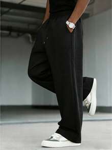 Linen Summer Lightweight Men's Casual Pants, Convenient For Travel And Commute - Black - View 4