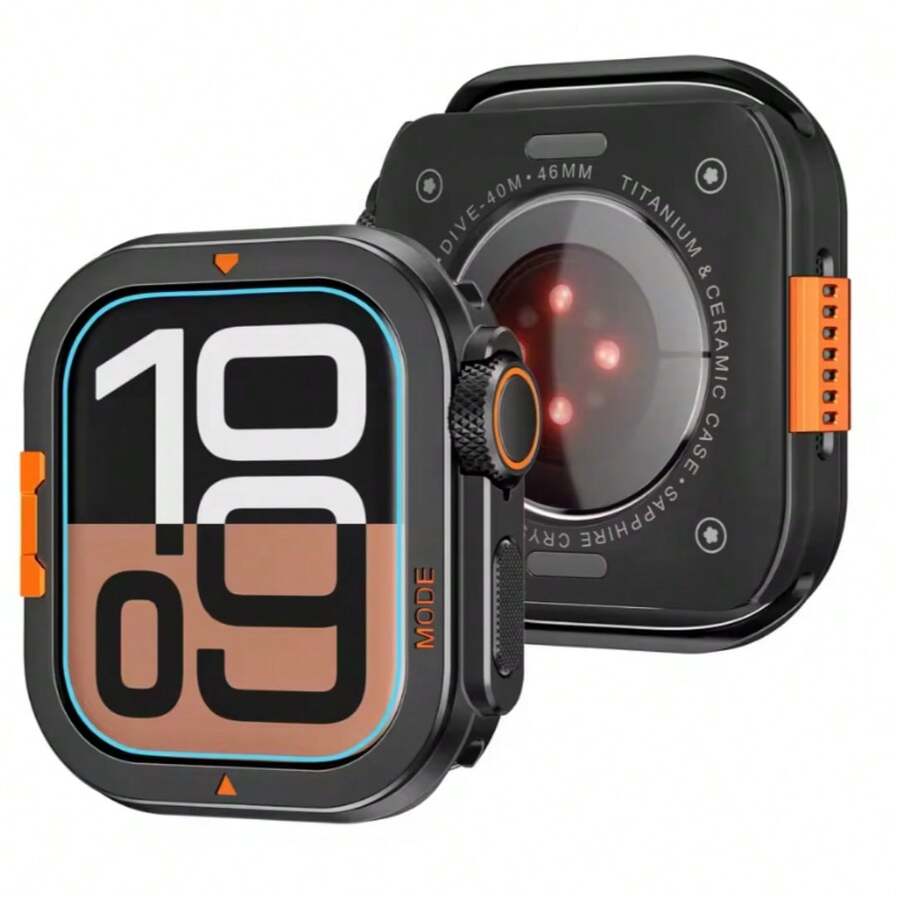 SMART WATCH MX Watch Screen Protectors - Black - View 1