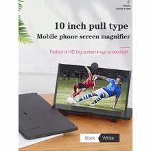 14 pulgadas Amplificador de pantalla de teléfono con deslizador de cajón: amplificador de video HD nítido con vista de pantalla completa envolvente, Lupa de Pantalla para Teléfono Celular, Soporte para Lupa de Pantalla de Teléfono Inteligente, Amplificador de Video para Teléfono Móvil, Lupa de Pantalla para Teléfono Celular - Negro - Ver 8