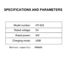 Hatteker 1pc Men's 5-In-1 Electric Hair Clipper, Multi-Function Electric Shaver, Carving Hair Trimmer, Beard Trimmer, Home Haircut Set - View 3