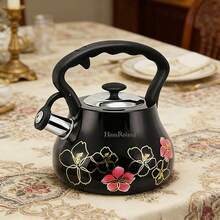 Haus Roland Hausroland 3升不锈钢鸣笛水壶，自动断电，适用于燃气灶和电磁炉 - 查看 7