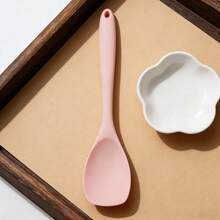 Bộ 2/4/6 thìa silicon, dài 10,75 inch, chịu nhiệt, dẻo dai – Dụng cụ nhà bếp chống dính dùng để trộn, cạo, an toàn với máy rửa chén (Xanh dương/Cam/Đỏ/Hồng/Xanh lá cây) - Xem 3