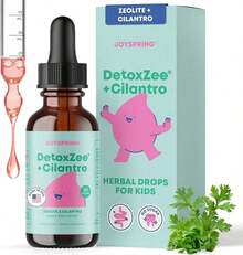 DetoxZee Zeolite Drops For Kids – Clinoptilolite With Vitamin D3 & Cyanocobalamin Vitamin B12 – Natural Berry Flavor Liquid| 30 Servings - Zeolit - Xem 6