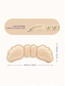 3 对加厚鞋跟垫，防止高跟鞋打滑和摩擦，可调节以适应宽松的鞋子 - 彩色 - 查看 5