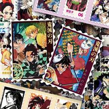 Demon S1ayer 原创艺术邮票贴纸     可拆卸防水 DIY 装饰系列礼物、Kimetsu No Yaiba、邮票贴纸、、、、、Giyu、Shinobu、动漫贴纸、DIY、装饰、防水、粉丝商品 - 彩色 - 查看 3