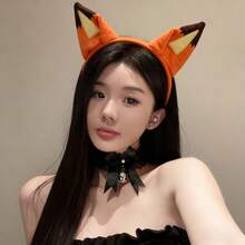 1 chiếc băng đô tai cáo dễ thương, băng đô tai thỏ, kẹp tóc hình động vật ngộ nghĩnh, phụ kiện vui nhộn dành cho nữ. - Nhiều màu - Xem 3