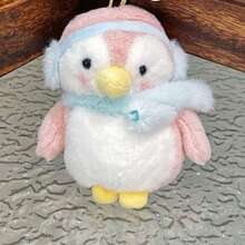 可爱毛绒耳机套，围巾企鹅图案，适用于Pods Pro3耳机，防摔保护套，兼容Pods Pro 2/Pods 3/Pods 2/Pods 4，可挂在包包上 - 彩色 - 查看 18