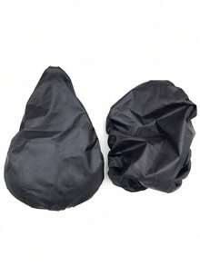 1件装自行车座垫防水套，山地车鞍座防雨罩，电动自行车座垫保护套，骑行座垫装备，黑色 - 查看 3