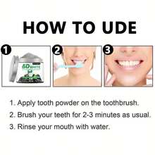 5D亮白牙膏活性炭牙粉，3天见效 - 黑色牙粉 - 查看 9