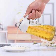 Dispensador De Aceite De Vidrio Con Tapa Automática - Ver 1