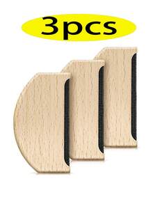 1/3Pcs Cashmere Combs To Remove Pilling Sweater Defuzzer Multi-Fabric Shaver And Cashmere Comb Wool Pilling Remover Pills For De-Pilling Clothing Garments Knits Scarves Wool Coats Pants Care - Multicolor - View 7