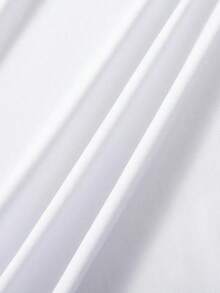 Camiseta de talla para hombre con estampado de letras - Blanco - Ver 6