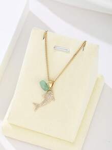 1件女士时尚沙滩海洋主题个性化鲨鱼吊坠项链，是婚礼、订婚、派对的理想礼物 - 項鍊 - 查看 5