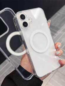 1个透明亚克力极简磁吸手机壳，全新，适用于 17 Pro Max、17 Pro、Air、16 Pro Max、15 Plus、14、13、12/13 Mini、11 - 無色 - 查看 1