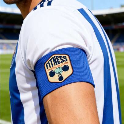 Personalized Elastic Sports Headband With Team Logo And Name, Suitable For Adult And Children Football Team Captains