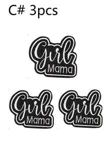 Bộ 3/6 miếng vá thêu chữ MAMA tiếng Anh dành cho Ngày của Mẹ, miếng vá polyester hoạt hình dễ thương, phụ kiện may vá, miếng vá vải, nhãn dán thêu cá nhân hóa cho mũ, quà tặng cho mẹ, miếng vá tên thêu tùy chỉnh, đầy màu sắc, vui nhộn, độc đáo, dành cho bạn trai, bạn gái, trường học, văn phòng, quà tặng giáo viên, đồng nghiệp, áo khoác, mũ lưỡi trai, quần jean, áo sơ mi, áo jacket, ba lô. - Nhiều màu - Xem 18