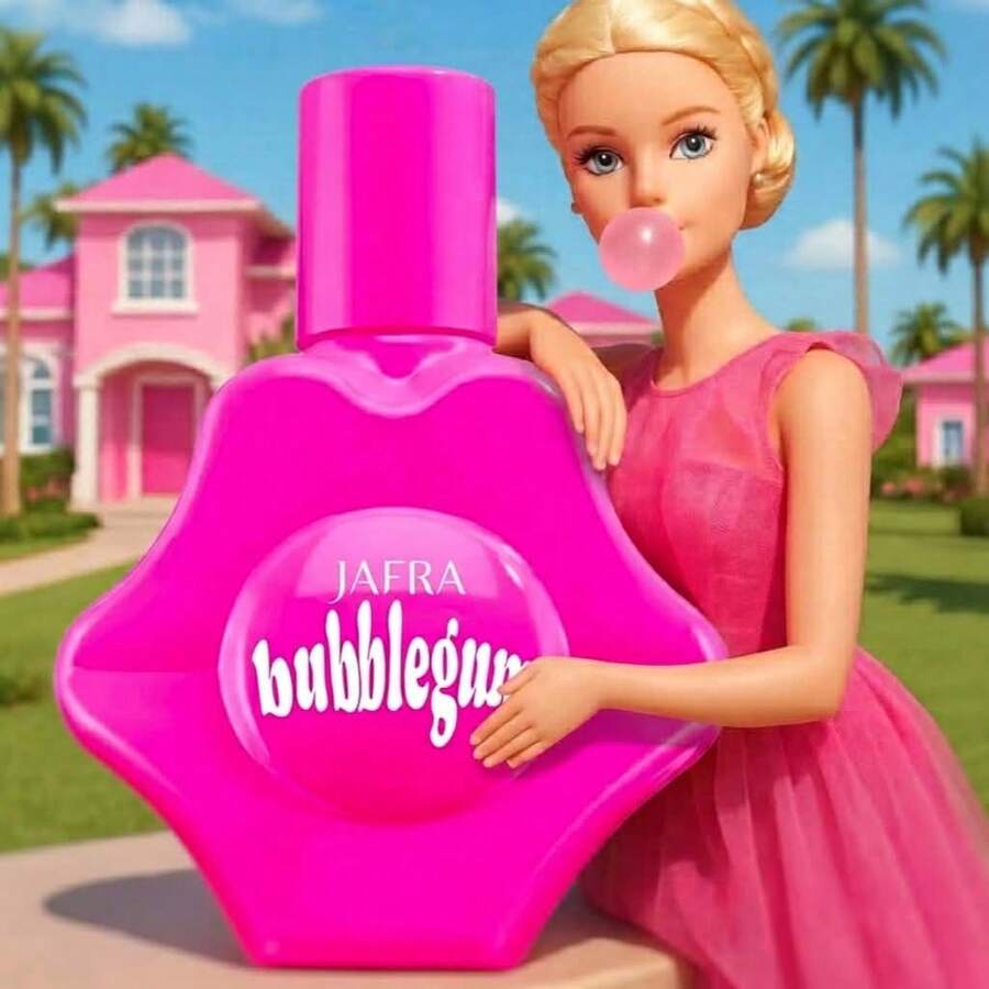 Perfume Bubblegum de Jafra para mujer | Fragancia dulce frutal con notas de chicle, frambuesa y sándalo | Aroma juvenil, coqueto y gourmand de larga duración - Dulce - Ver 1