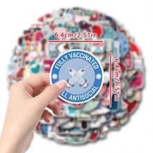 112张国际护士节贴纸，高品质精美贴纸，适用于剪贴簿、日记本、笔记本电脑、保险杠、滑板、水瓶、电脑、手机、安全帽、汽车贴纸和装饰贴花 - 隨機風格 - 查看 2