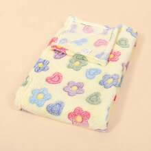 1pc Baby Blanket, Cartoon Print, 100% Polyester Fabric, Soft & Skin-Friendly, Absorbent, 75*100cm - Multicolor - View 11