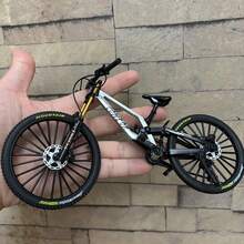 1:10合金自行车模型，迷你手指自行车39A仿真收藏礼物玩具，适合男孩 - 彩色 - 查看 10