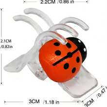 10pcs Ladybug Orchid Clips, Multipurpose Clips For Plant Support - Suitable For Climbing Plants, Orchids And Vines, Gardening Decor - Ladybug Clip - View 7