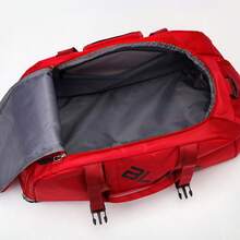 BLDO Red Backpack | Waterproof Nylon Unisex Student Backpack | Streetwear Style Daily Travel Rucksack - Multicolor - View 5