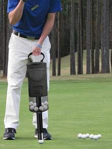 1 Peça Apanhador de Bolas de Golfe - Saco Portátil com Tubo Extensível de 30 cm e Clipe de Liberação Rápida, Armazenamento de Nylon Leve - Para Campo de Treino, Prática no Campo, Treinamento no Quintal - Ferramenta de Coleta de Bolas - Acessórios de Golfe - Equipamento de Prática - Armazenamento Esportivo - Multicolorido - Visão 9