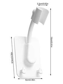 1/3pcs Adjustable Shower Head Holder With Strong Adhesive, No Drilling Required, Suitable For RV Bathroom Shower - Multicolor - View 8