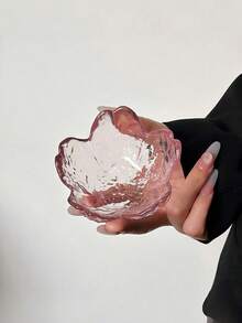 1 cái/2 cái/4 cái/6 cái đĩa thủy tinh Nhật Bản họa tiết băng giá hình hoa anh đào, đĩa đựng nước chấm, đĩa chấm lẩu, đĩa đựng nước sốt cà chua salad. - Nhiều màu - Xem 10