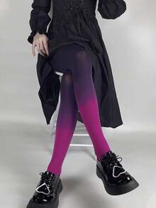 女士渐变色连裤袜（1条装）| Y2K E-Girl 性感连裤袜 | 动漫风格 - 彩色 - 查看 9