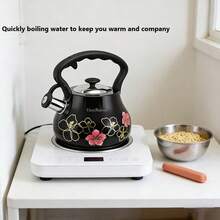 Haus Roland Hausroland 3升不锈钢鸣笛水壶，自动断电，适用于燃气灶和电磁炉 - 查看 11