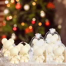 15pcs Bear Towel Set, Includes Paper Card And Gift Bag - Perfect For Wedding, Birthday Celebration And Party Gifts - Multicolor - View 7