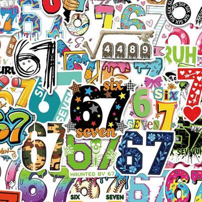 50pcs Men's Popular Internet Meme Graffiti Stickers, Waterproof Reusable For Motorcycle Helmet, Car, Gift Box, Envelope, Graffiti, Guitar, Laptop, Luggage, DIY Crafts, Helmet, Games, Bicycle, Party, Office Decor