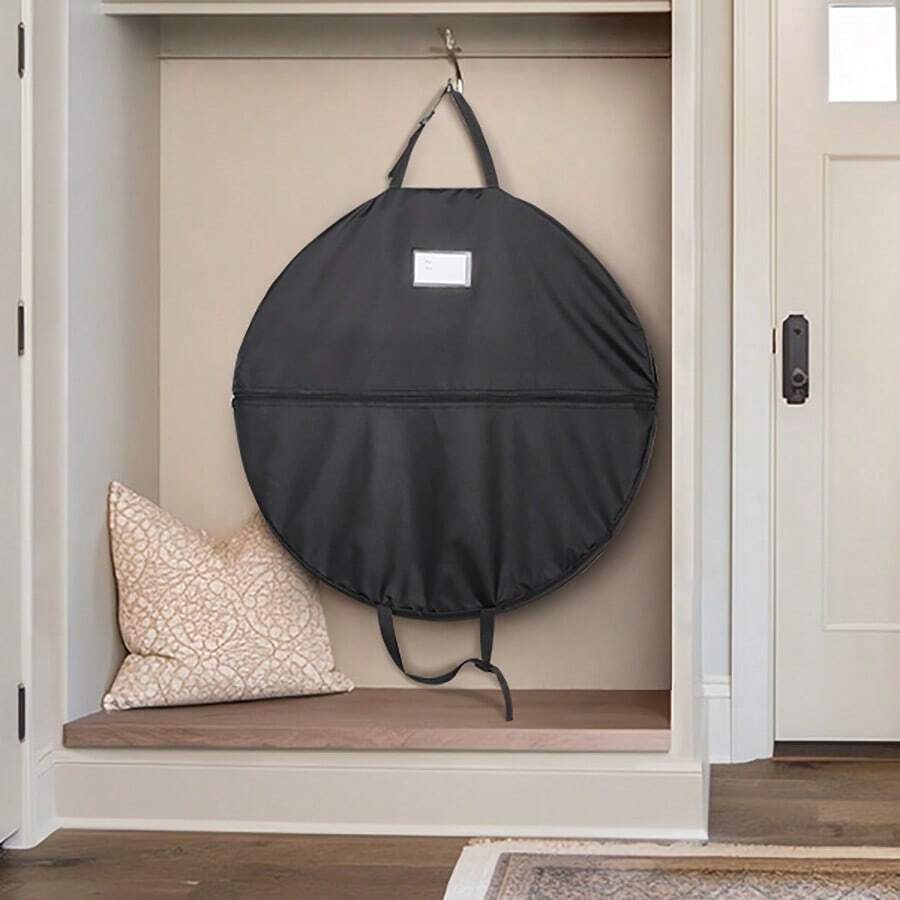 Túi đựng trang phục múa ba lê gấp gọn 40 inch, có khóa kéo, dùng để cất giữ váy múa ba lê. - màu đen - Xem 1