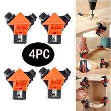 4PCS 90 Degree Corner Clamps For Woodworking, Fast Adjustable Quick Spring Loaded Woodworking Clamps,Cabinets,Photo Framing - A - View 11