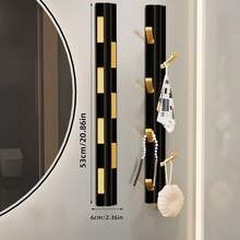 创意隐形挂钩，新型垂直穿孔壁挂式衣架 - 彩色 - 查看 12