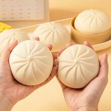 1 Bộ Đồ Chơi Bóp Hình Bánh Bao, Đồ Chơi Nặn Bột Mềm Dẻo, Đồ Chơi Đầu Ngón Tay Giúp Giảm Căng Thẳng Cho Người Lớn, Đồ Chơi Cầm Tay Vui Nhộn, Thích Hợp Cho Tiệc Tục, Bàn Làm Việc và Trang Trí Nhà Cửa (Kiểu Bao Bìm Được Gửi Ngẫu Nhiên) - Nhiều màu - Xem 4
