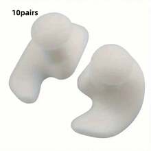 Tapones de oído de silicona para natación, tamaño grande y pequeño, tapones de oído impermeables en espiral profesionales - B - Ver 8