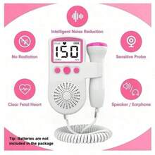 Belovedone Máy theo dõi nhịp tim thai nhi Doppler cầm tay, máy theo dõi nhịp tim thai tại nhà cho bà bầu - Nhiều màu - Xem 6