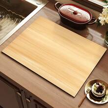1pc Multi-Purpose Wood Grain Pattern Mat, Suitable For Various Occasions Such As Washing Machine, Coffee Maker, Dining Table - Multicolor - View 15